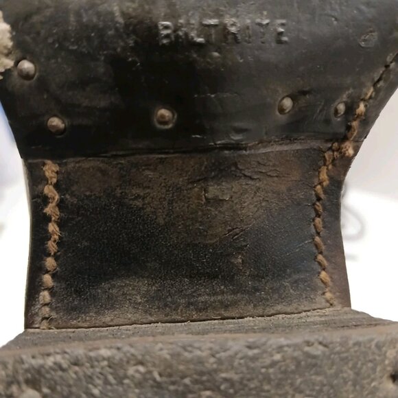 FRYE Black Label Rare Vintage Made In USA Equestrian Boots Women's Size 7 D Wide - Picture 13 of 16